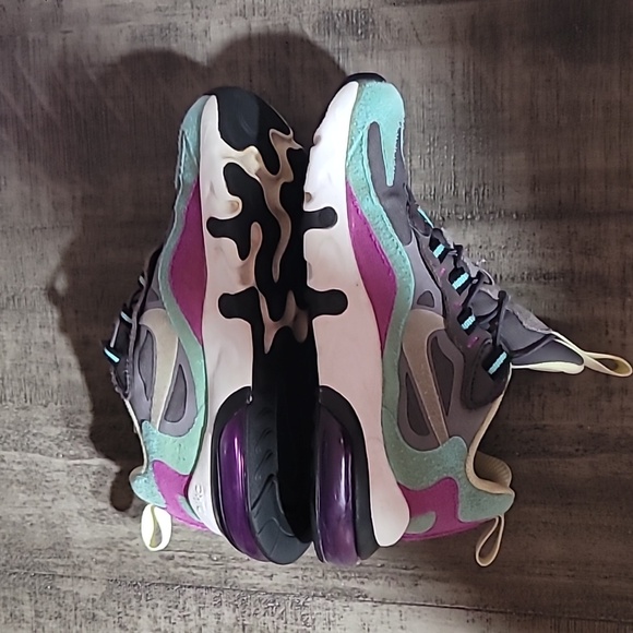 Nike Air 270 React Sneakers Kids Size 13c - Picture 6 of 8